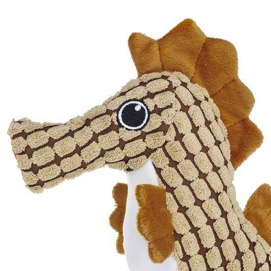 Reedog seahorse, squeaky toy cordura + plush, 22 cm