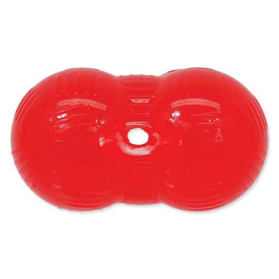 Spielzeug DOG FANTASY Strong Gummiknochen rot 13,9 cm