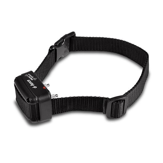 Collar and receiver for extra dog d-fence