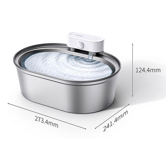 UahPet Pro Edelstahl-Brunnen für Haustiere