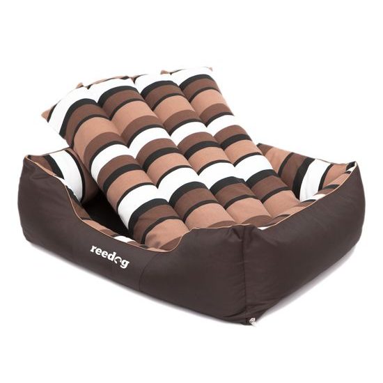 Pelíšek pro psa Reedog Comfy Brown & Strips