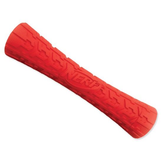 Hračka NERF gumový váleček pískací 17 cm