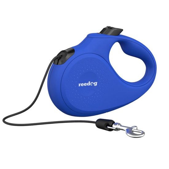 Reedog Senza Basic automata zsinóros póráz M 20 kg / 5 m zsinór / kék