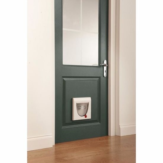 Pet door Staywell 917 white with tunnel