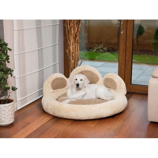 Dog bed Reedog Exclusive Paw Beige