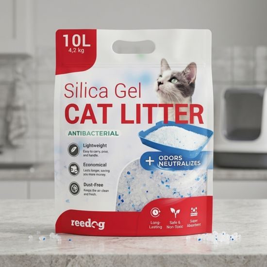 Reedog Katzenstreu Silica 10 l / 4,2 kg