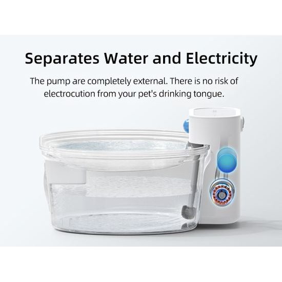 UahPet Pro Edelstahl-Brunnen für Haustiere