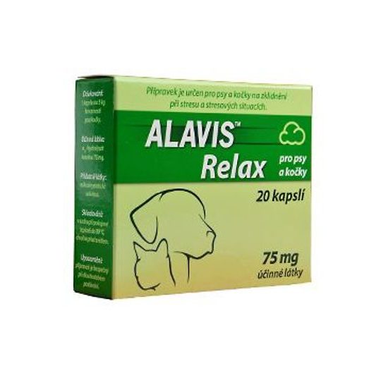 Alavis Relax pro psy a kočky 75mg 20cps