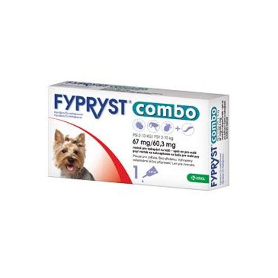 Fypryst Combo Spot-on 67 / 60,3 mg Hund klein 1 Pip