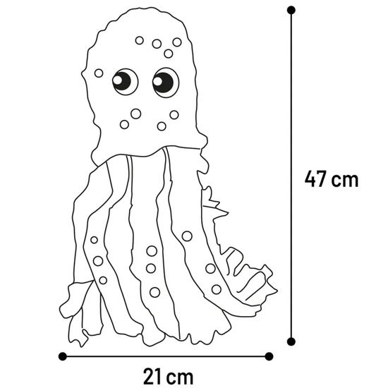 Sniffing rug Flamingo Squid