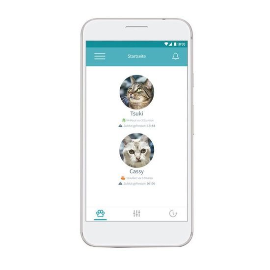 Comedero para mascotas con microchip Bandeja con chip resellable Connect