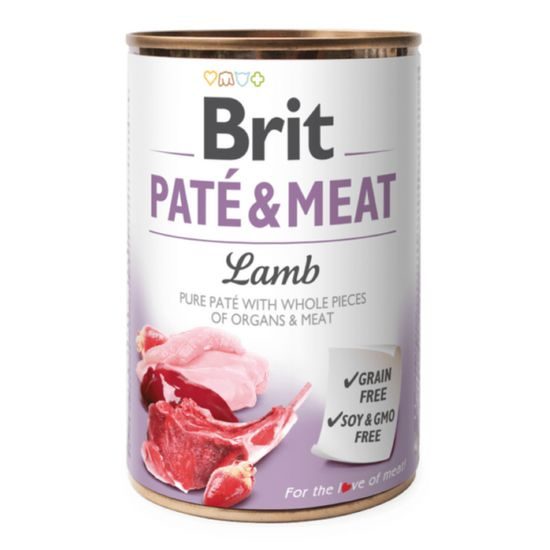 Brit Conserve Paté cu Carne de Miel 400 g