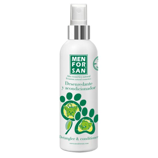 Menforsan natural conditioner and detangler for dogs and cats, 125 ml