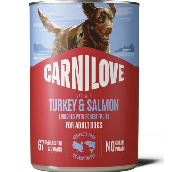 Carnilove Dog Can Paté Turkey & Salmon 400g