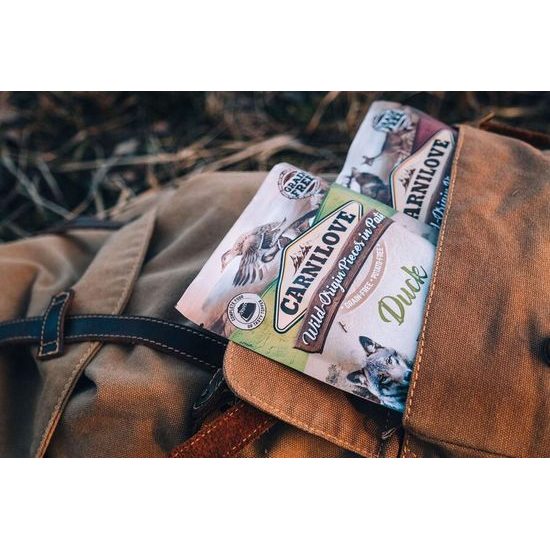 Carnilove Dog Pouch Paté Duck with Timothy Grass 300 g