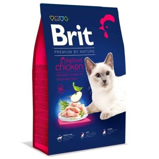Brit Premium Cat by Nature Sterilized Chicken 8 kg
