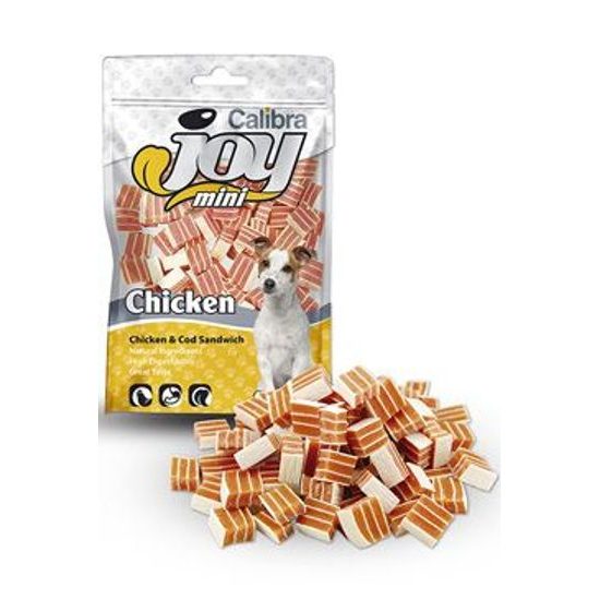 Calibra Joy Dog Mini Chicken & Cod Sandwich 70g - expirácia do 9.10.2025