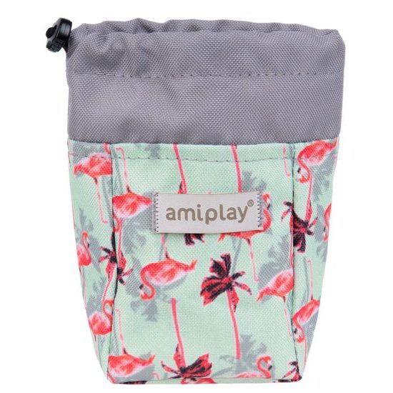 Amiplay Pytlík na pamlsky BeHappy Flamingo