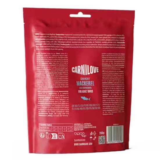 Carnilove Dog Crunchy Snack Mackerel & Raspberries 200 g