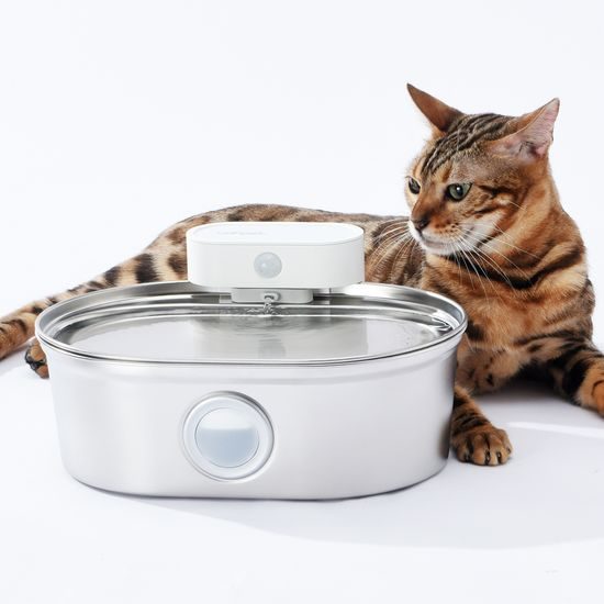 UahPet Pro Edelstahl-Brunnen für Haustiere
