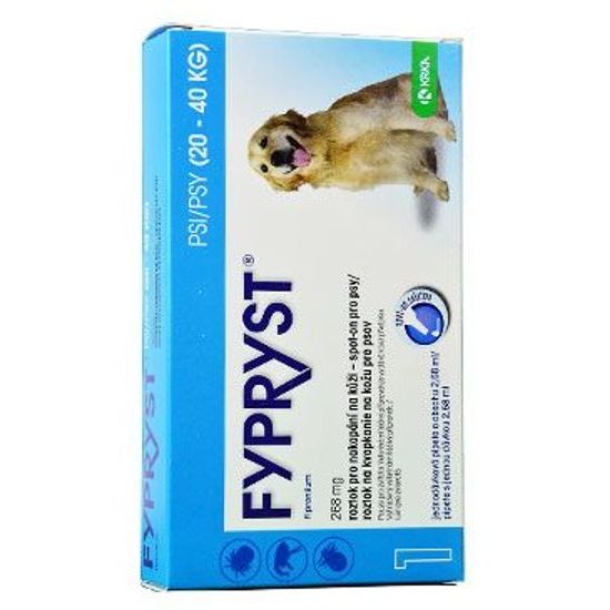 Fypryst Spot-on Dog L sol 1x2,68ml (20-40kg)