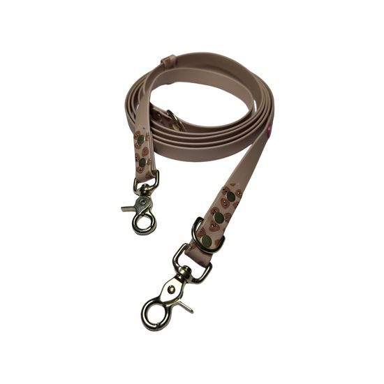 Reedog adjustable lead beige poop BioThane 3 m