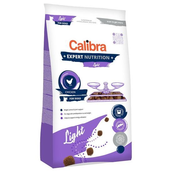 Exspirácia 5.7. 2026: Calibra Dog Expert Nutrition Light 2 kg