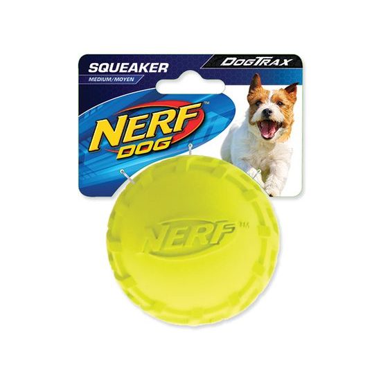 Hračka NERF gumový míč pískací 7 cm
