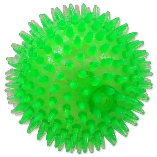 Spielzeug DOG FANTASY Ball mit Klang grün 10 cm