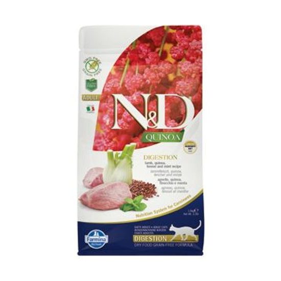 N&D GF Quinoa CAT Digestion Lamb & Fennel 1,5kg