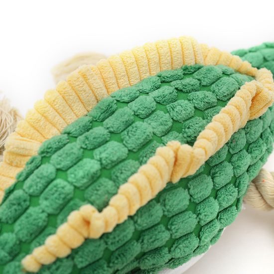 Crocodile Reedog, plush squeaky toy with knots, 41 cm
