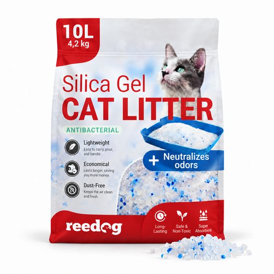 Reedog Silica Cat Litter 10 L / 4.2 kg