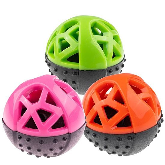 Dog ball to put treats in sales