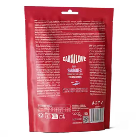 Carnilove Dog Soft Snack Sardines & Wild Garlic 200 g