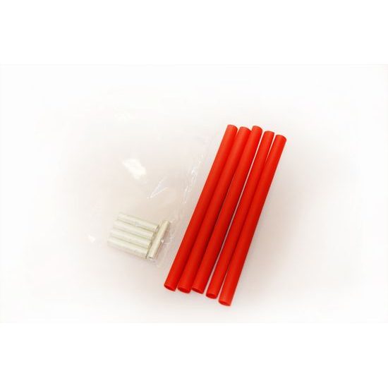 Spojky anténního drátu + smršťovací bužírky