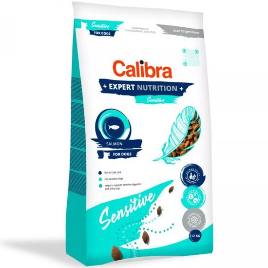 Termin ważności 23.9. 2026: Calibra Dog Expert Nutrition Sensitive Salmon 12 kg