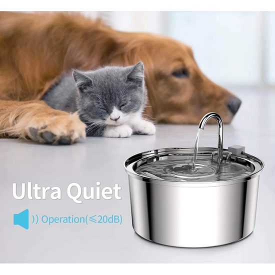 Petwant PWS 105 Stainless steel fountain for dogs and cats