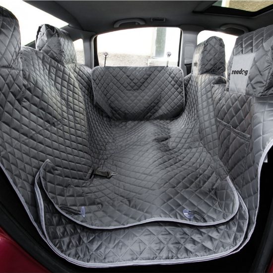 Car seat cover for dogs - gray