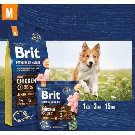 Brit Premium by Nature Junior M 15 kg