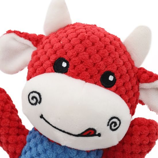 Devil Reedog, juguete de peluche chirriante, 25 cm