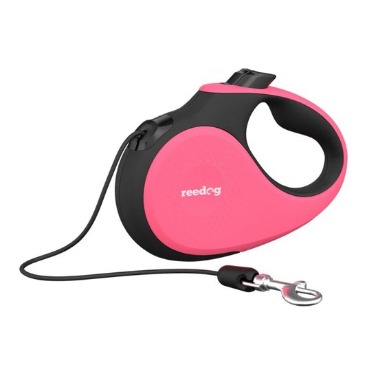 Reedog Senza Premium correa auto-retráctil M 20kg / 5m cable / rosa