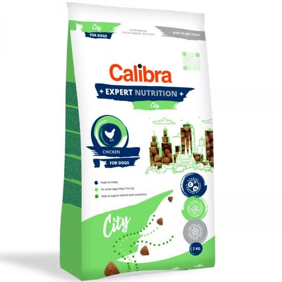 Expirácia do 17. 3. 2026: Calibra Dog Expert Nutrition City 2 kg