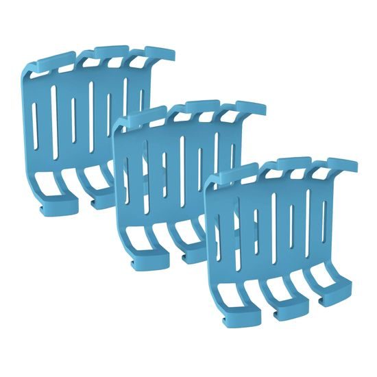 Dogtrace clip de goma para tracker DOG GPS ultra, azul - 3 uds.