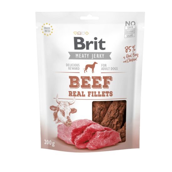 Brit Jerky Fileuri de Vită 200g