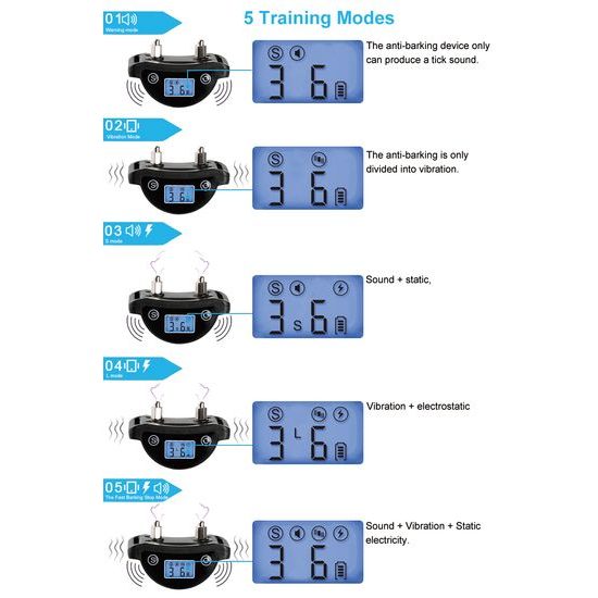 Patpet anti-bark collar B420