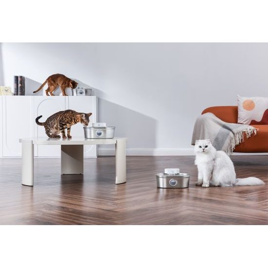 UahPet Pro Edelstahl-Brunnen für Haustiere
