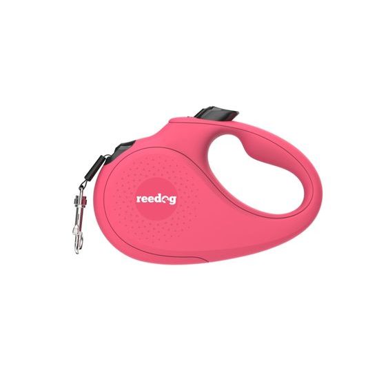 BAZAR - Reedog Senza Basic samonavíjacie vodítko L 50kg / 5m páska / ružové