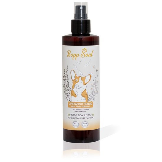 Dry shampoo with thyme and chamomile Bopp Soul, 250 ml