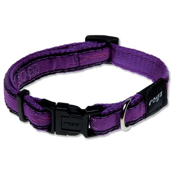 Obojok ROGZ Fancy Dress JellyBean Purple Chrome S