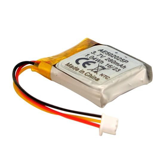 Dogtra 3.7V 280mAh battery with 3 pins